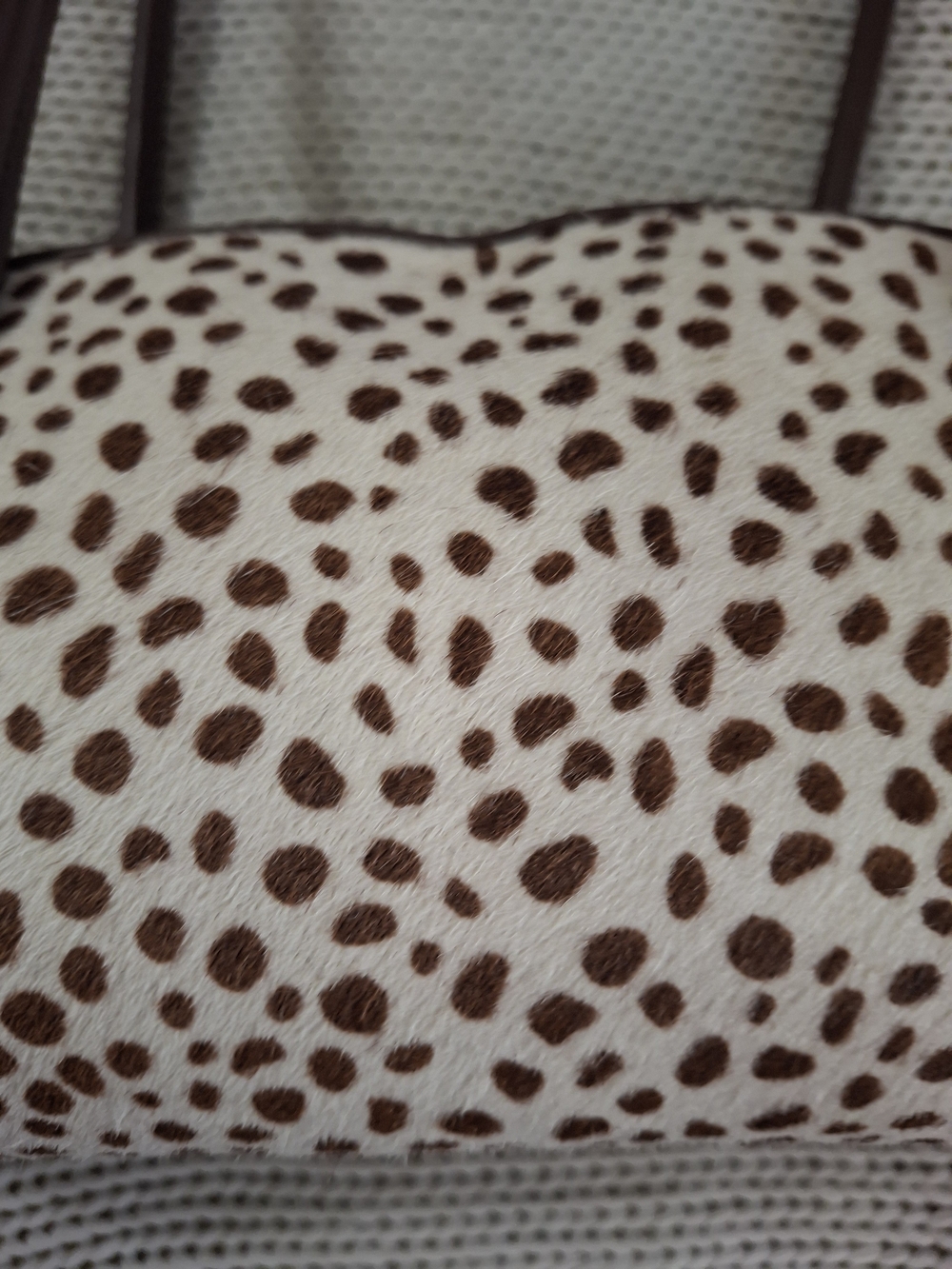 House of Harlow 1960 Cream and Brown Spot-Print Shoulder Bag - Picture 6 of 7